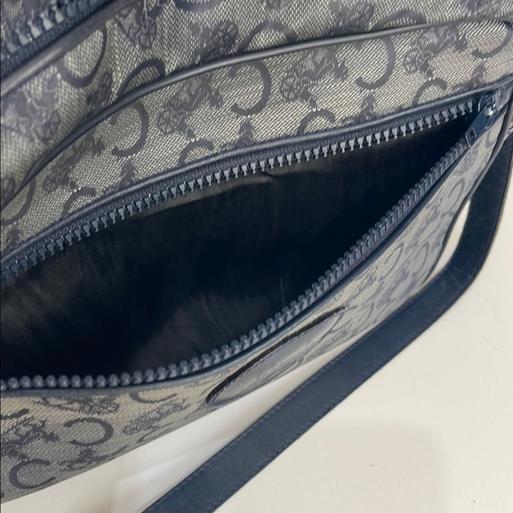 Rare Authentic Celine CC Logo Navy Vintage Shoulder Bag - Picture 16 of 16